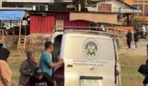 Mobil operasional SPPG berlogo BGN yang diduga digunakan untuk piknik di kawasan Waduk Darma, Kuningan, viral di media sosial. (Dok. @floknetizen)